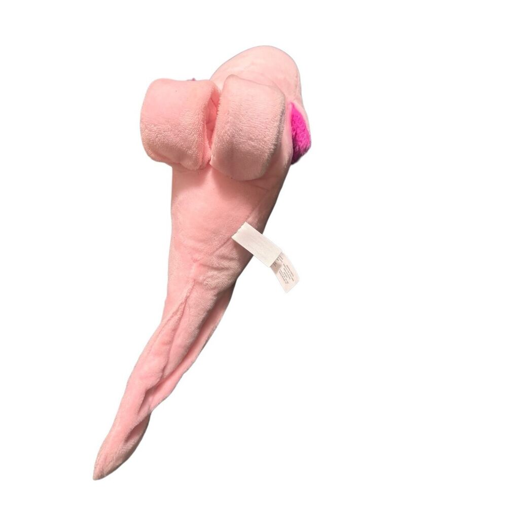 The Petting Zoo Axolotl Plush Stuffed Animal with Two Slap Bracelets Pink Arm - Picture 11 of 11